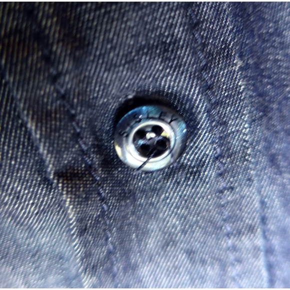 Sisley Women XS Cotton Denim Blouse - Picture 11 of 16